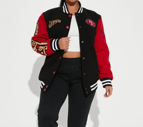 Jeff Hamilton 49ers Varsity Jacket