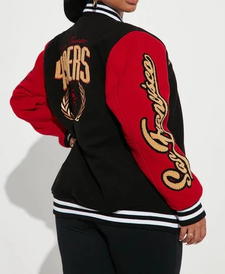 Jeff Hamilton 49ers Varsity Jacket