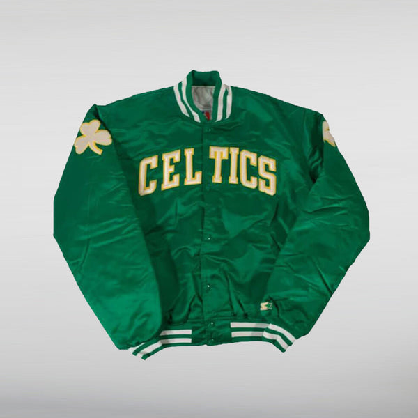 Boston Celtics Green Satin Jacket