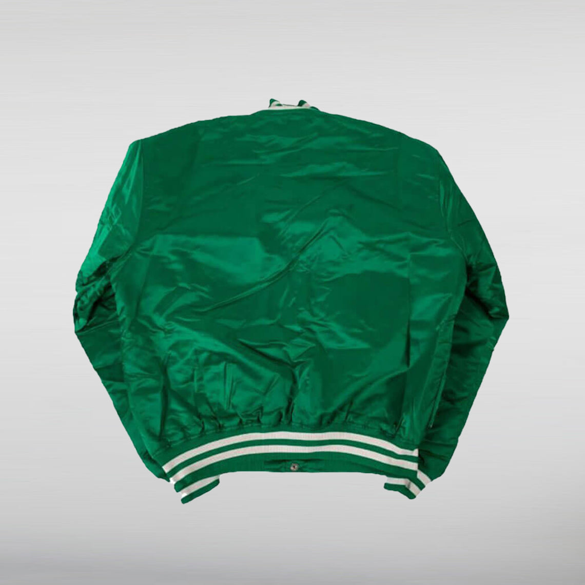 Boston Celtics Green Satin Jacket Back