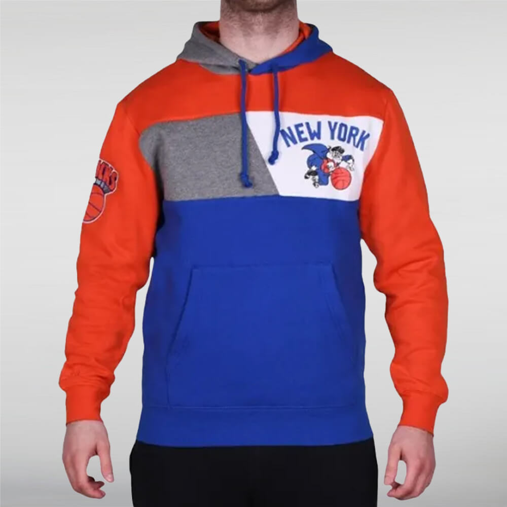 NY Knicks Color Block Hoodie