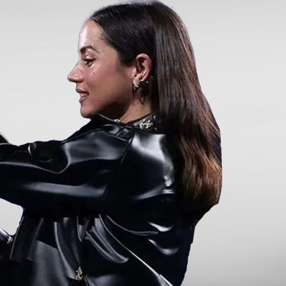 Ana De Armas Leather Jacket