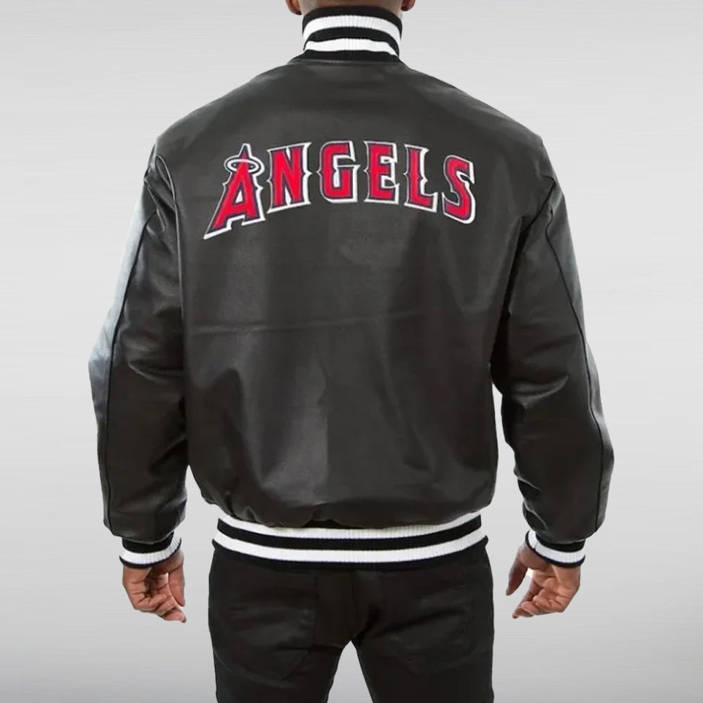 Angels Baseball Leather Jacket