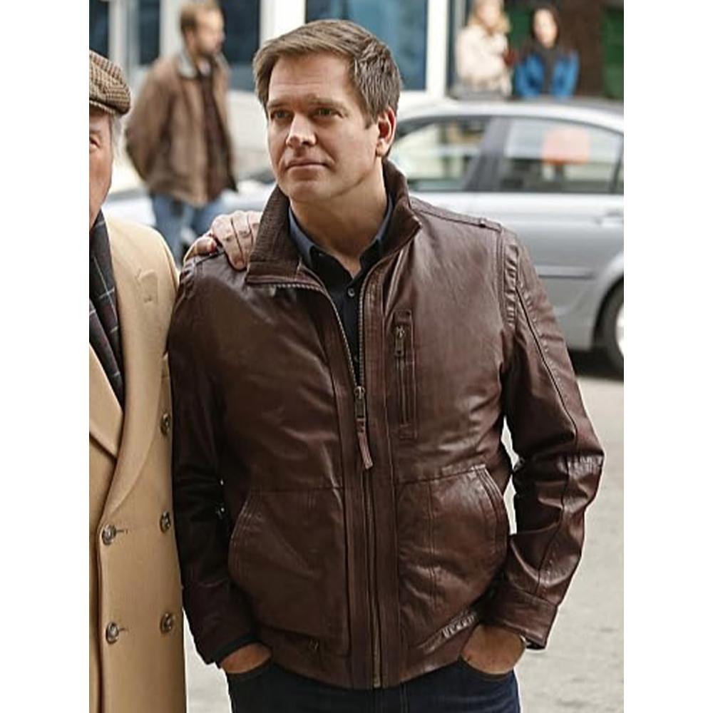 Anthony Dinozzo Ncis Brown Leather Jacket