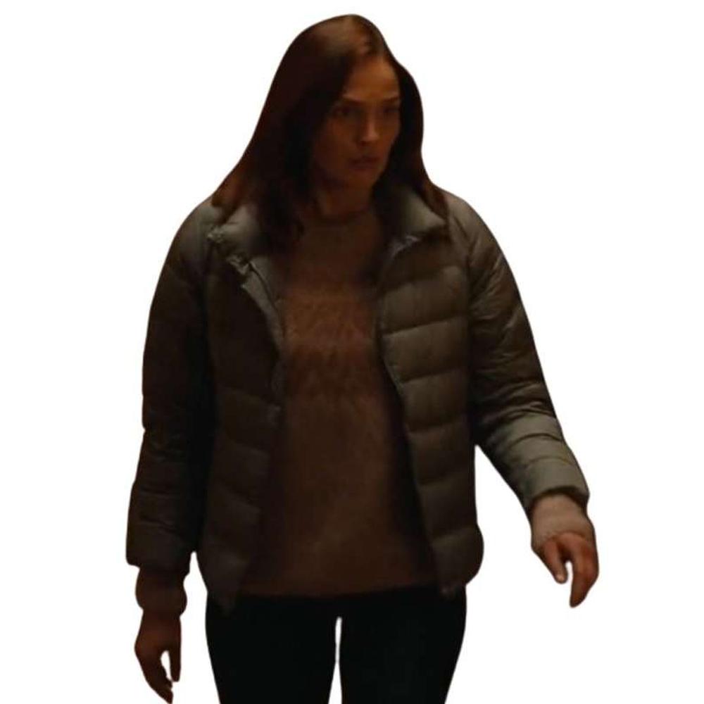 Giovanna Deluca Anthracite Grey Puffer Jacket