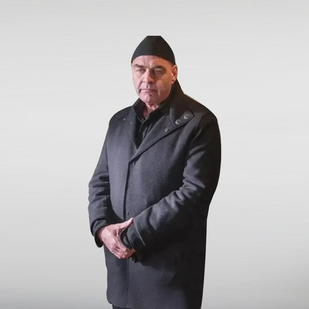 April X 2024 Marius Chivu Black Coat