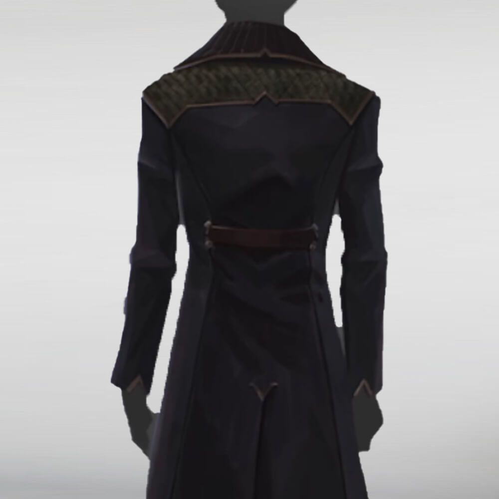 Arcane Silco Black Trench Coat