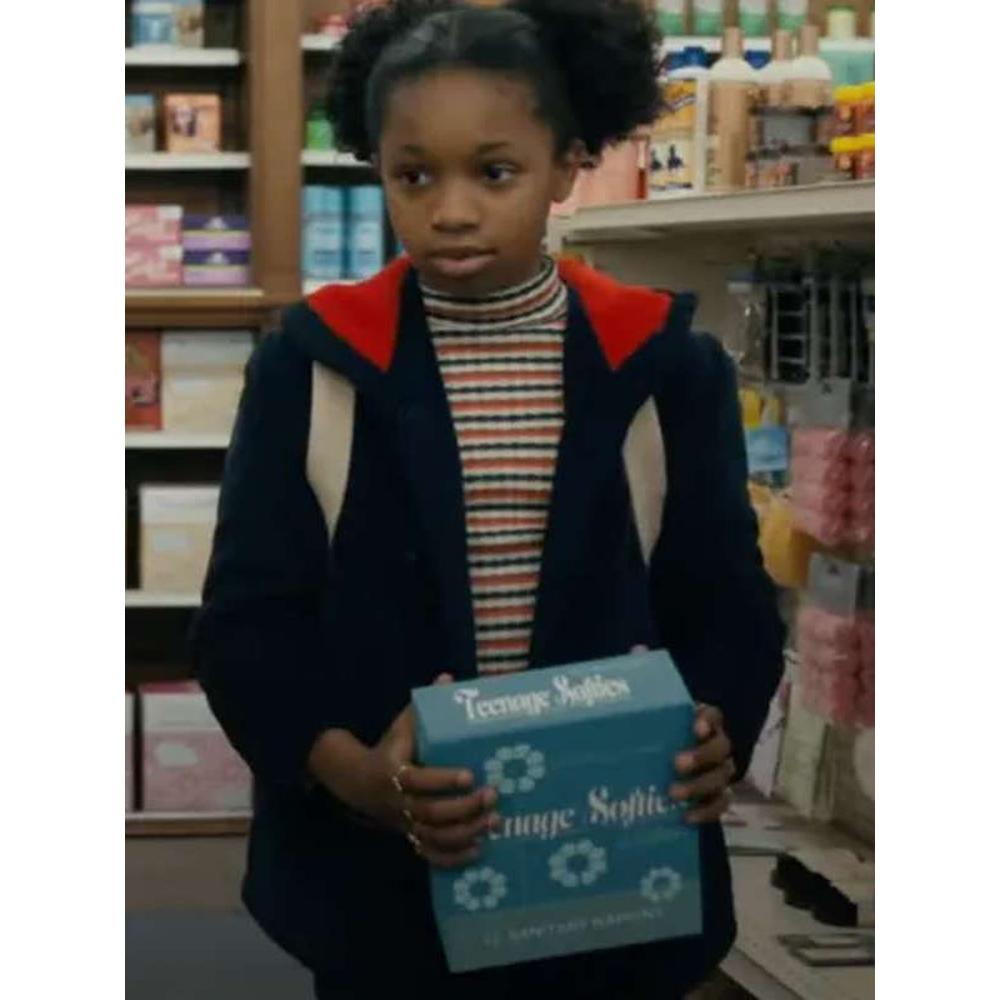 Janie Loomis Amari Alexis Black Hooded Jacket