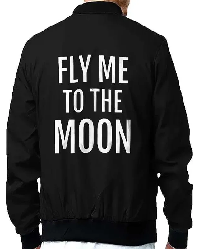 Fly Me To The Moon Bomber Jacket