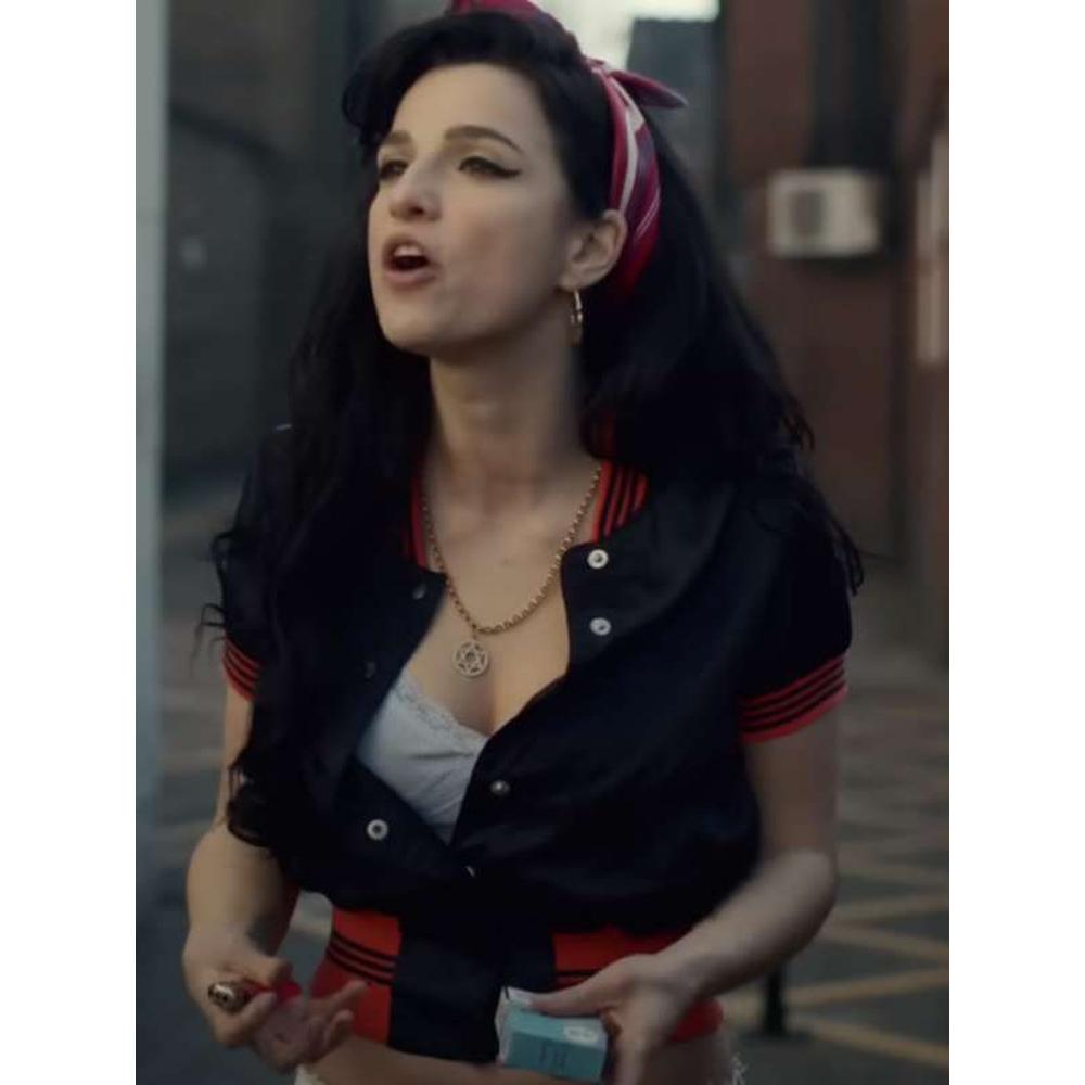 Amy Winehouse Back To Black 2024 Black Bomber Jacket