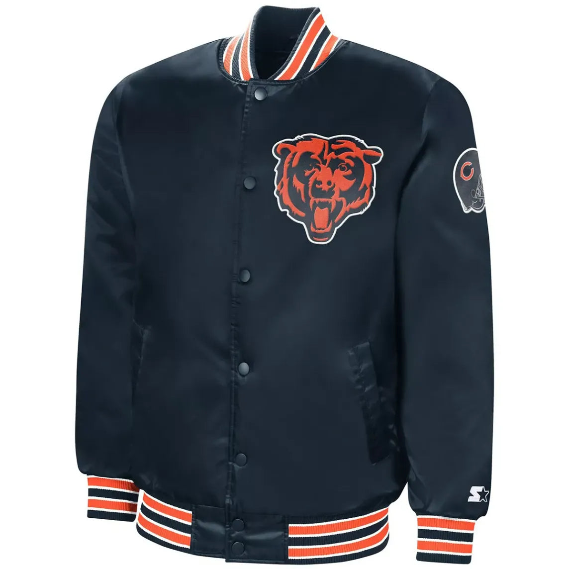 Chicago Bears Vintage Bomber Jacket