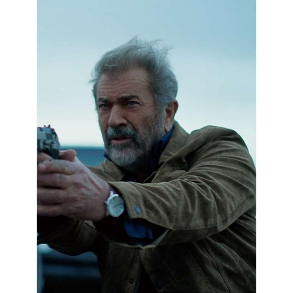 Boneyard 2024 Mel Gibson Brown Suede Leather Jacket