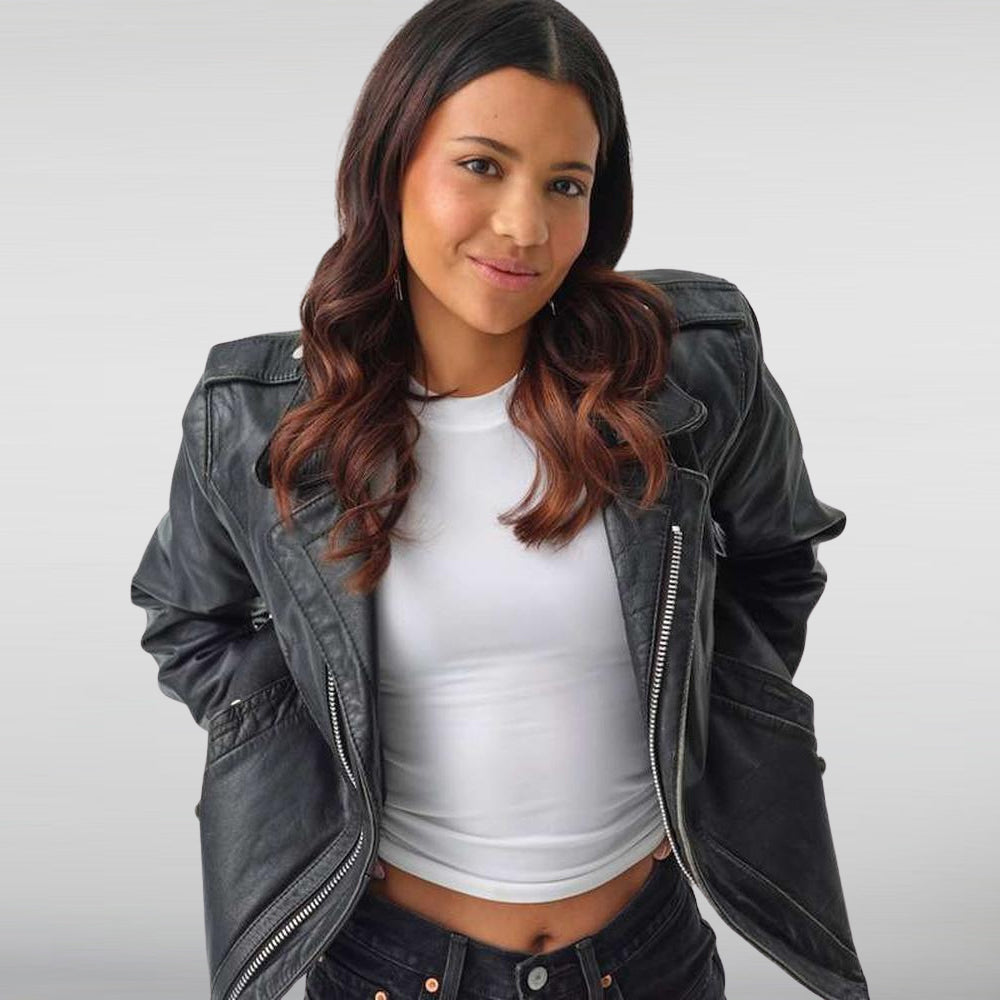 My Life With The Walter Boys Jackie Howard Leather Jacket