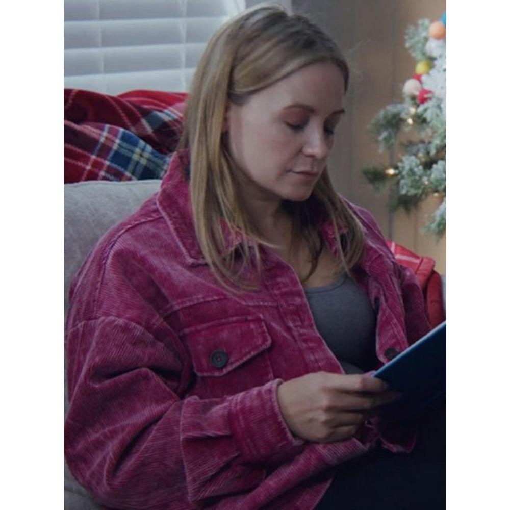 Grumpy Old Santa 2023 Pink Corduroy Jacket