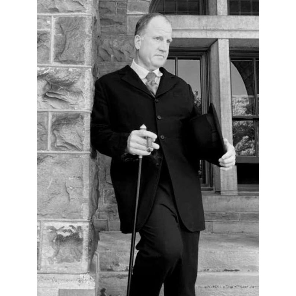 Frank Dispenza Cabrini Black Wool Coat