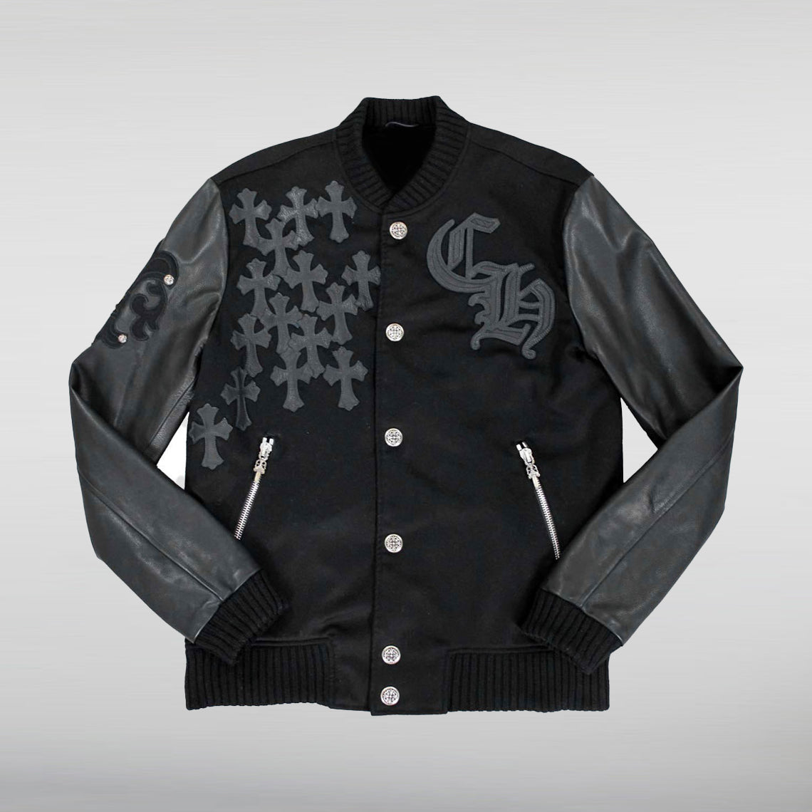 Black Heart Chrome Jacket