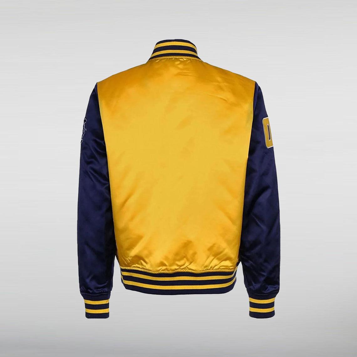 FUBU College Bomber Satin Golden Jacket