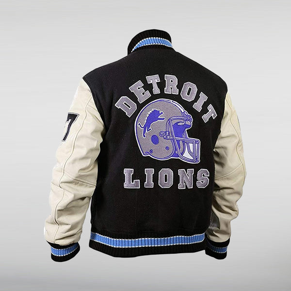 Detroit Lions Hills Cop Axel Foley Beverly Varsity Jacket