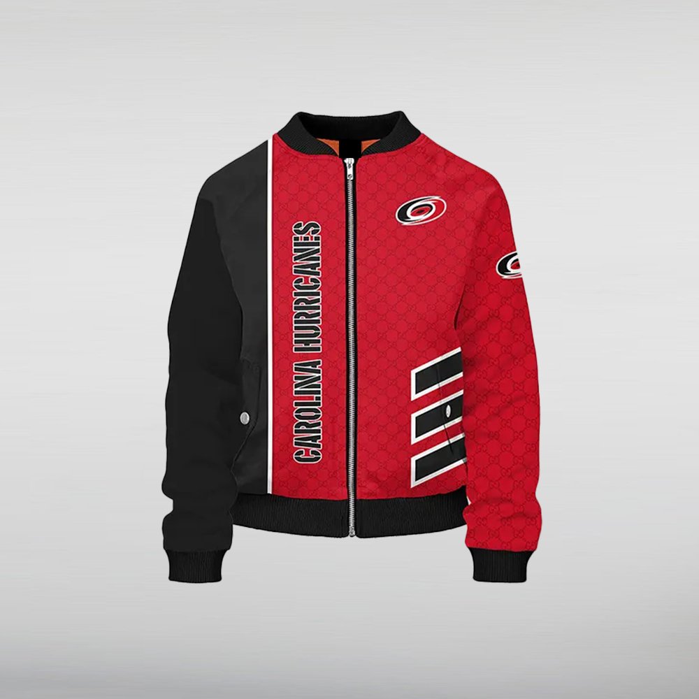 Carolina Hurricanes Bomber Zipper Jacket