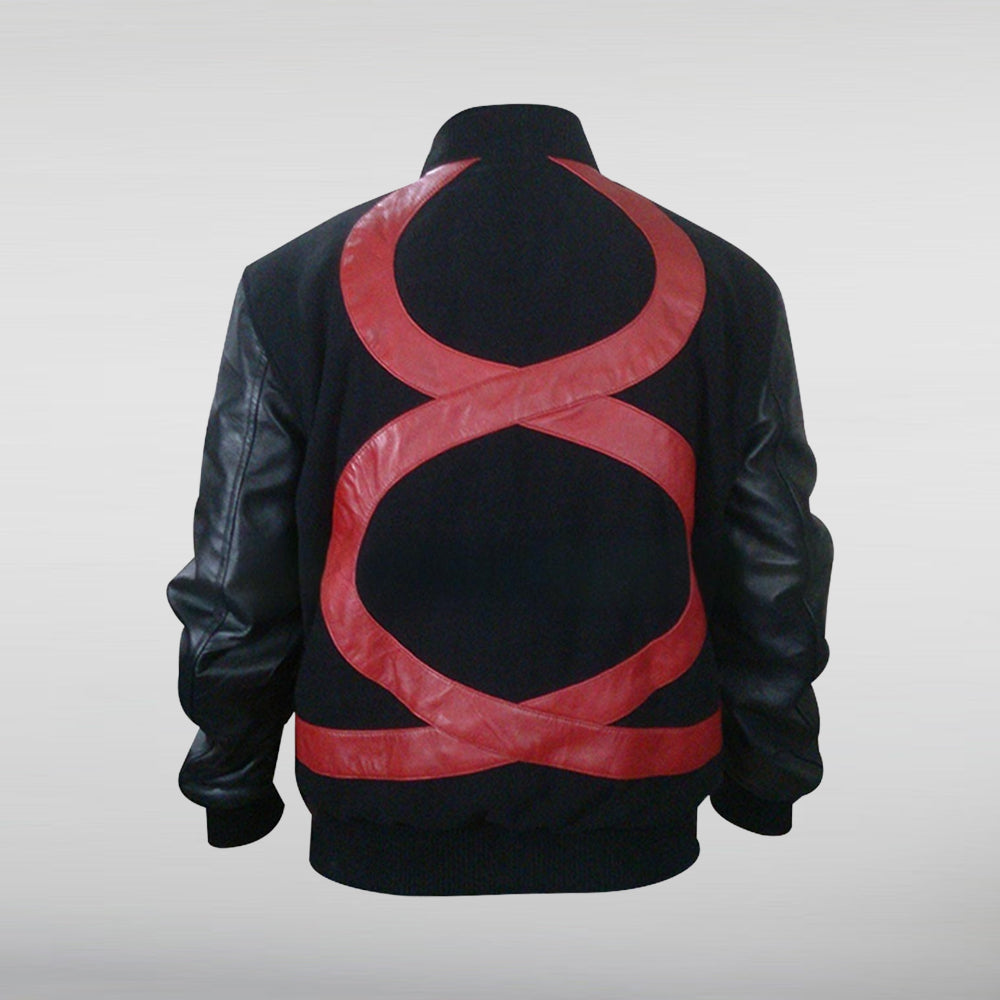 chris brown heart jacket