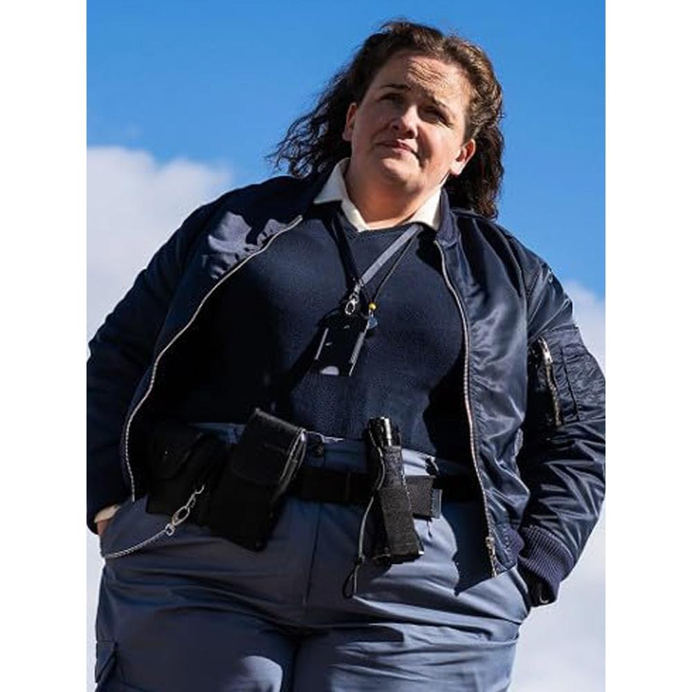 Diane Pemberley Outlaws Black Bomber Jacket