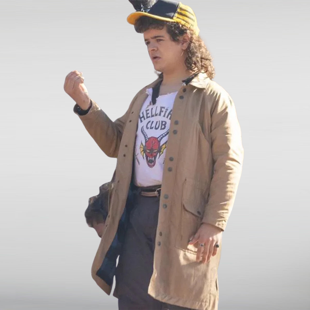 Dustin Henderson Brown Coat