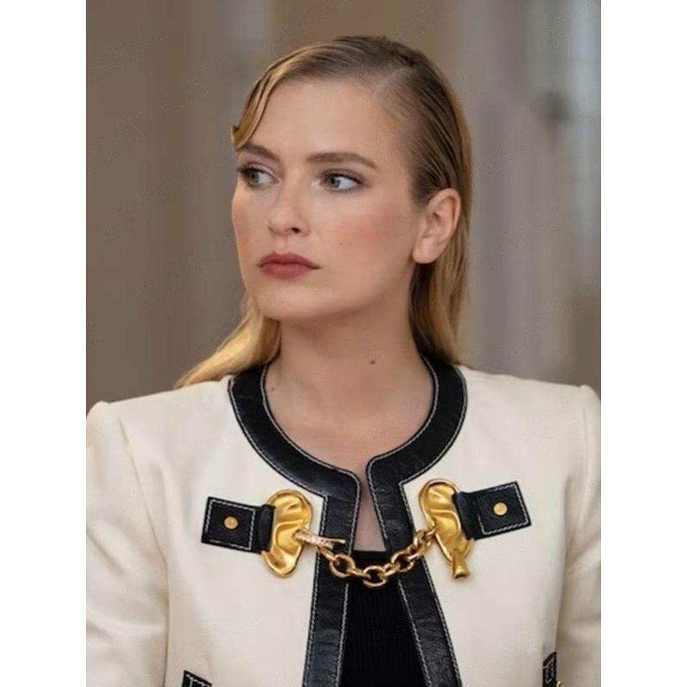 Camille White Jacket Emily In Paris