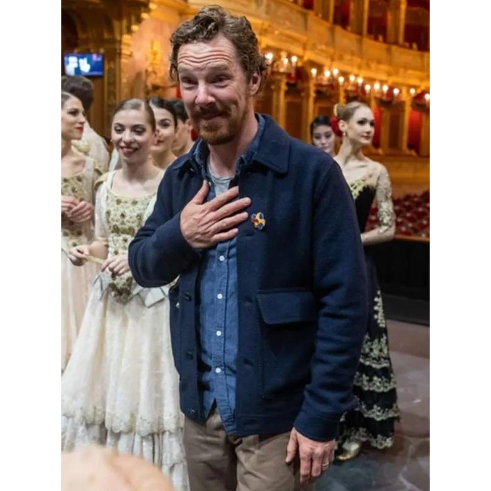 Benedict Cumberbatch Blue Wool Jacket