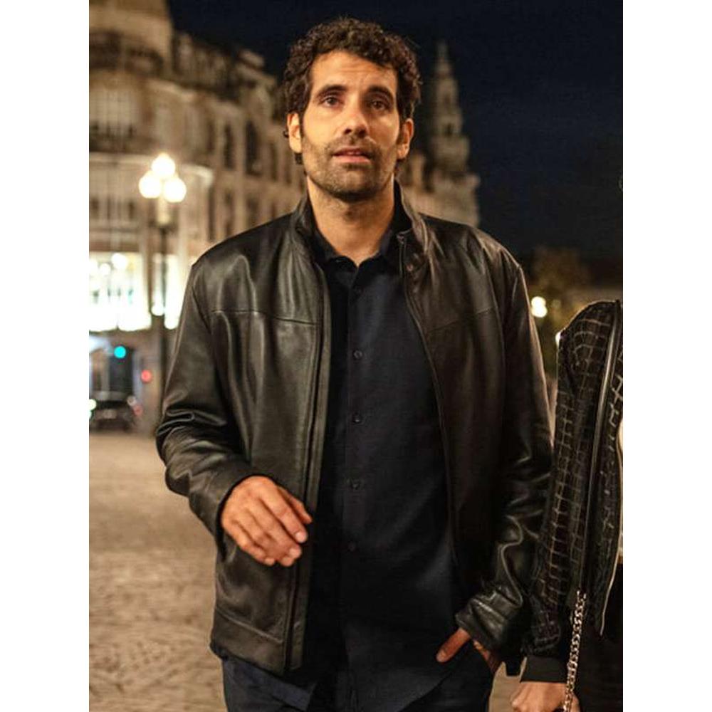 Gangs Of Galicia Daniel Black Leather Jacket