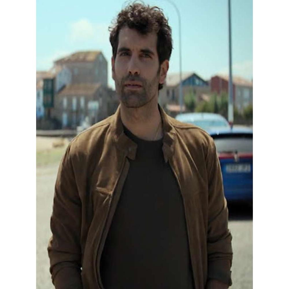 Gangs Of Galicia Cast Brown Suede Leather Jacket