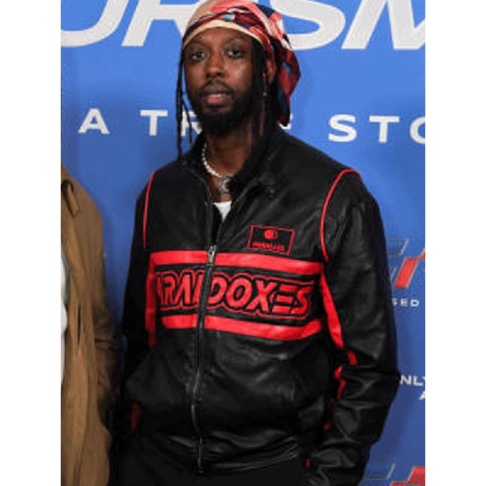 Ibrahim Kamara Gran Turismo Black Leather Jacket