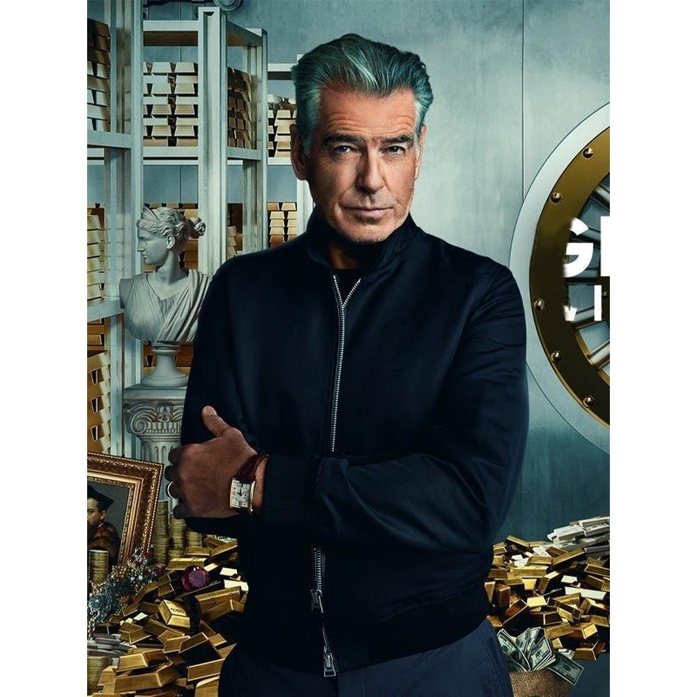 Pierce Brosnan Bomber Jacket