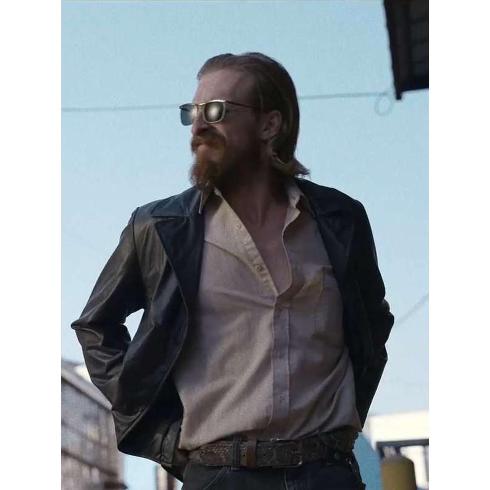 Austin Amelio Hit Man Black Leather Jacket