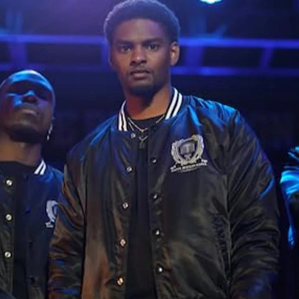 Jessie Raymond Black Varsity Jacket