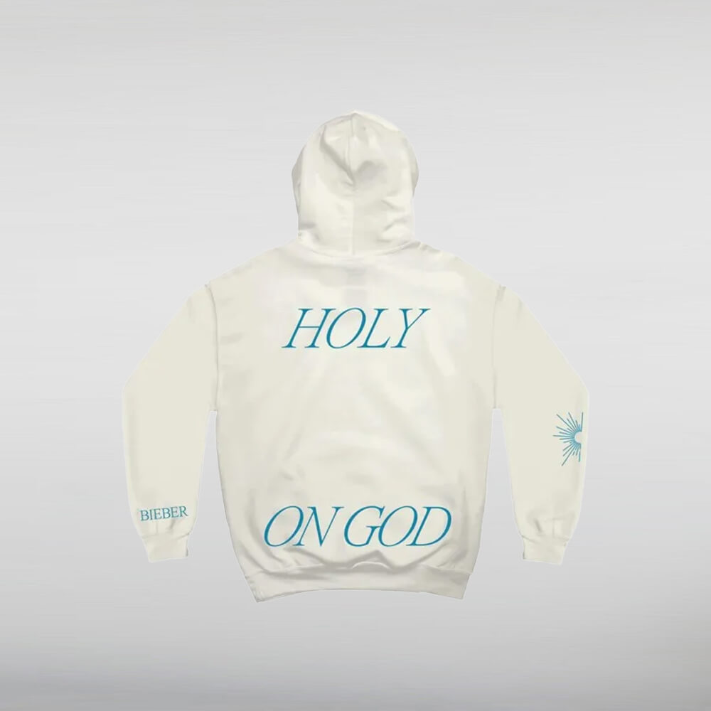 Justin Bieber on God Hoodie