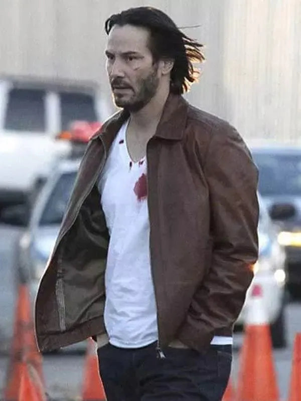 John Wick Brown Leather Jacket