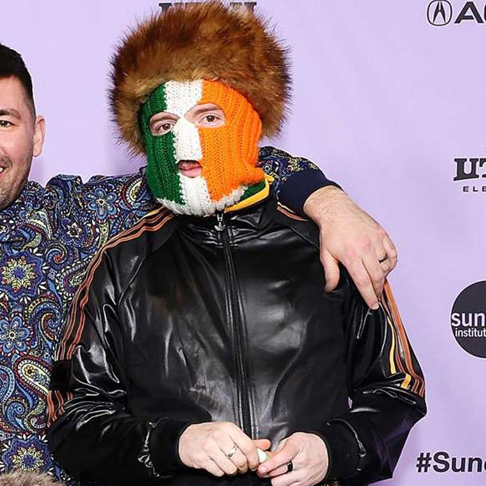 Kneecap Sundance 2024 Black Bomber Leather Jacket