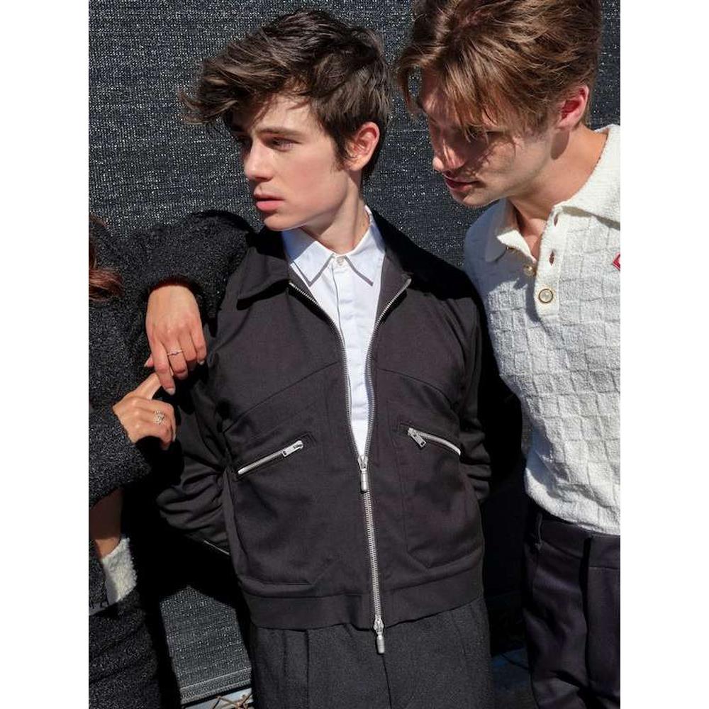 Ashby Gentry My Life With The Walter Boys Black Cotton Jacket