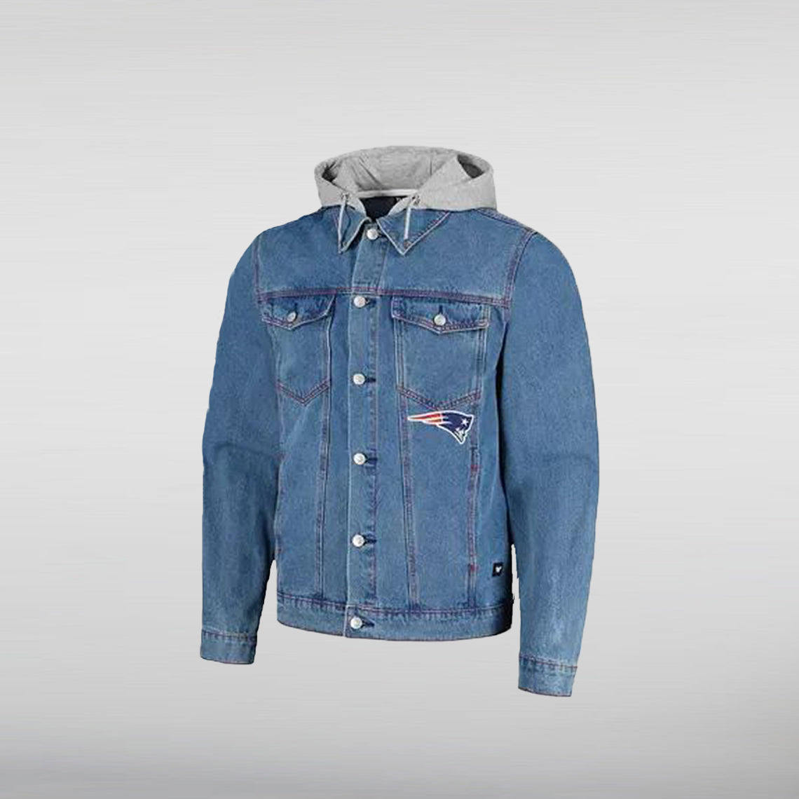 Patriots Hooded Trucker Jacket