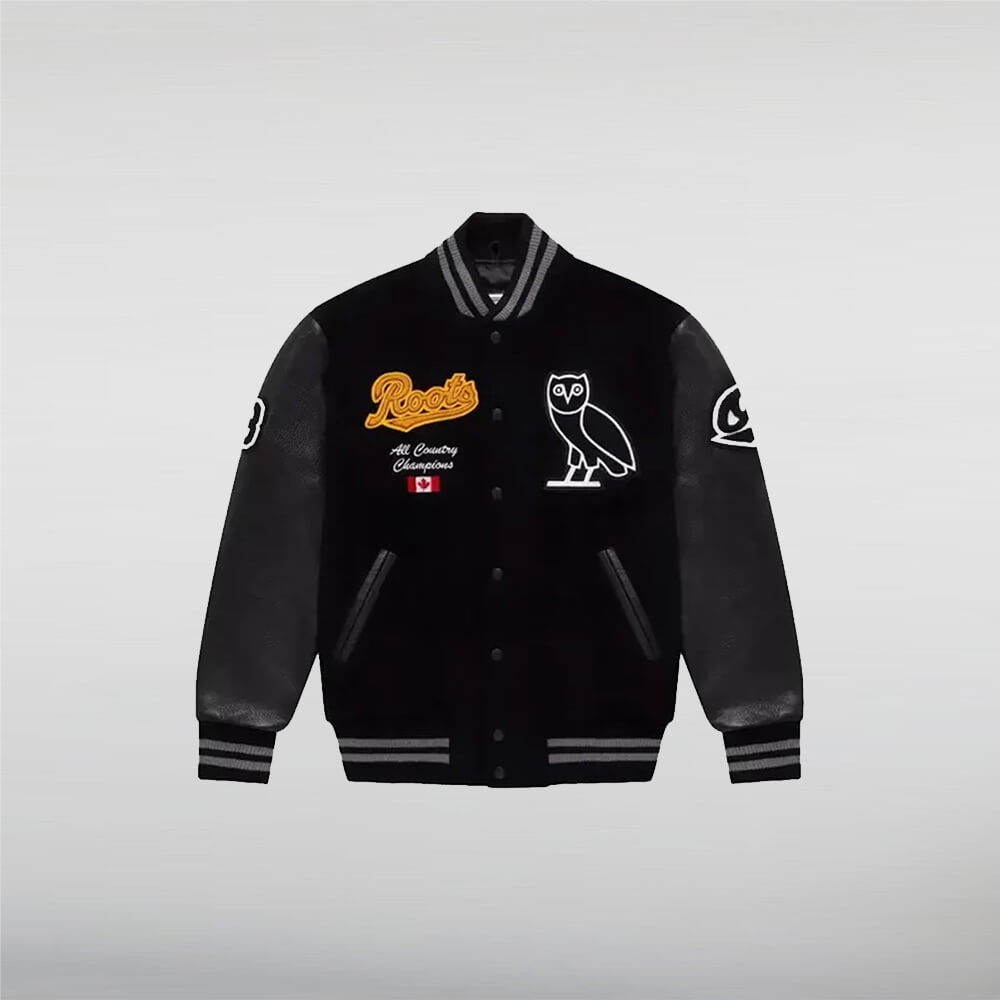 OVO Roots Champions Black Jacket