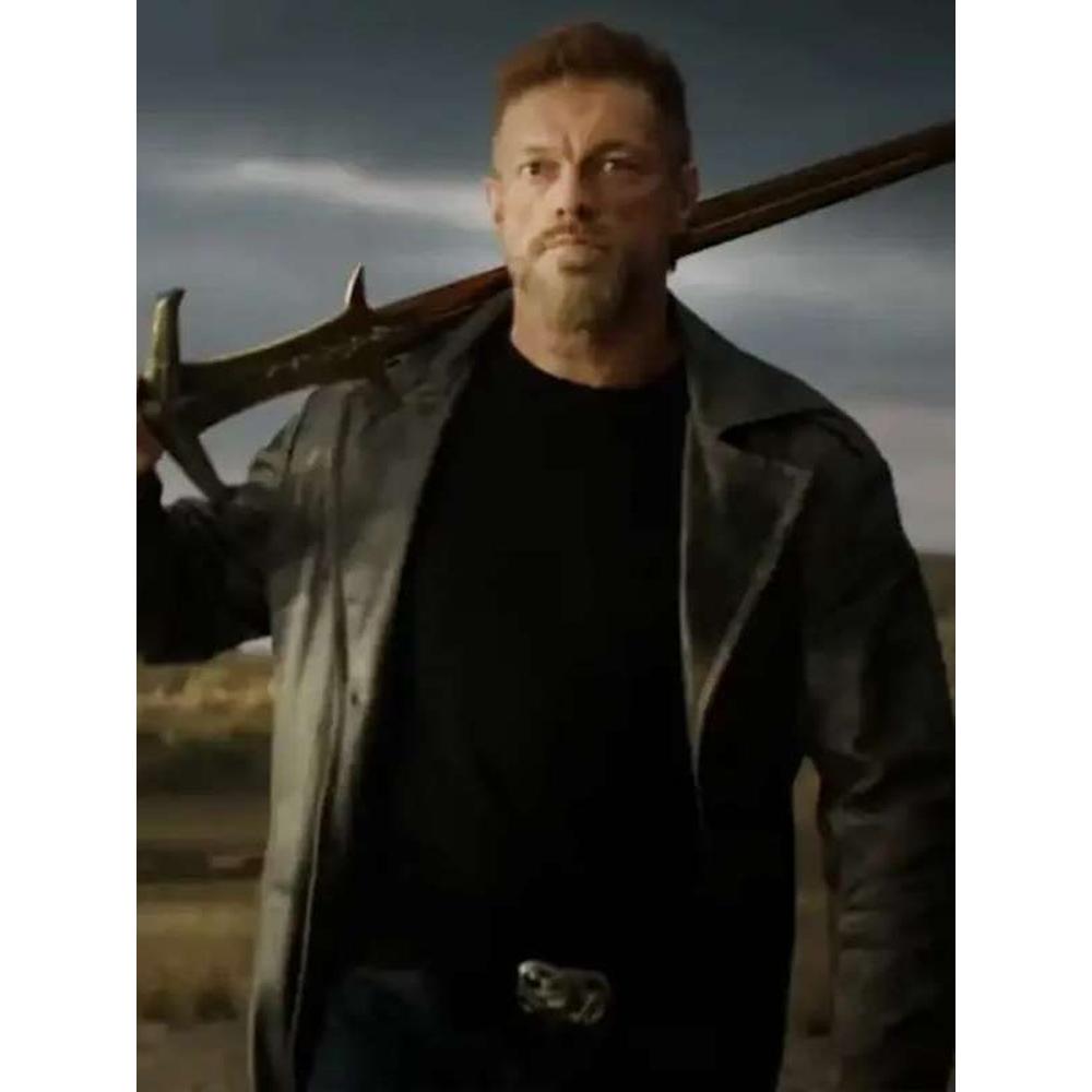 Percy Jackson And The Olympians Characters Brown Leather Trench Coat