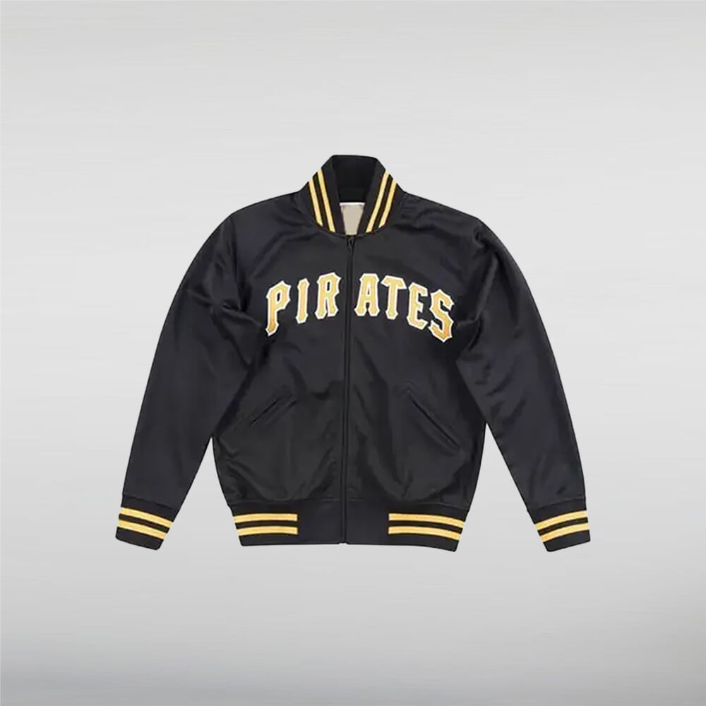 Pittsburgh Pirates Bomber Black Jacket