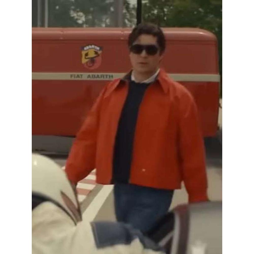Cesare Fiorio Race For Glory Orange Cotton Jacket