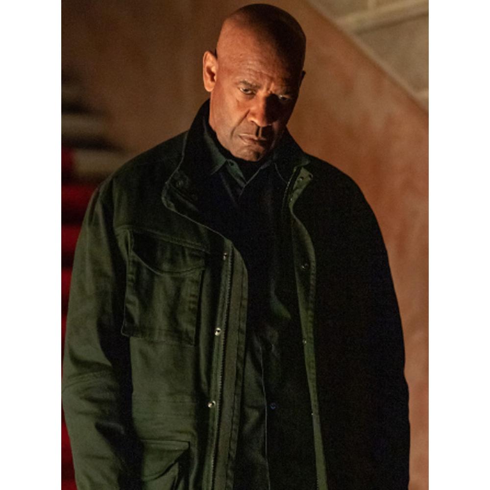 Equalizer 3 Cast Denzel Washington Green Jacket