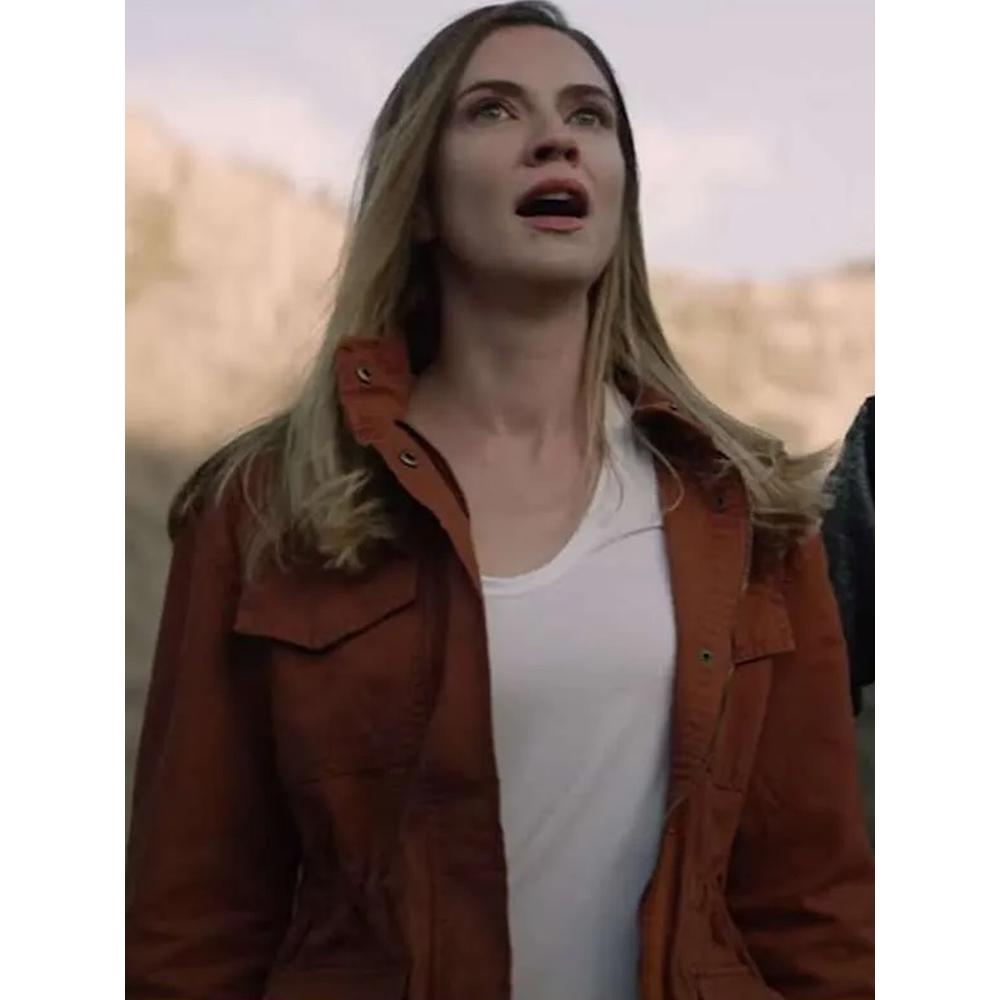 Claire Superhost Brown Cotton Jacket