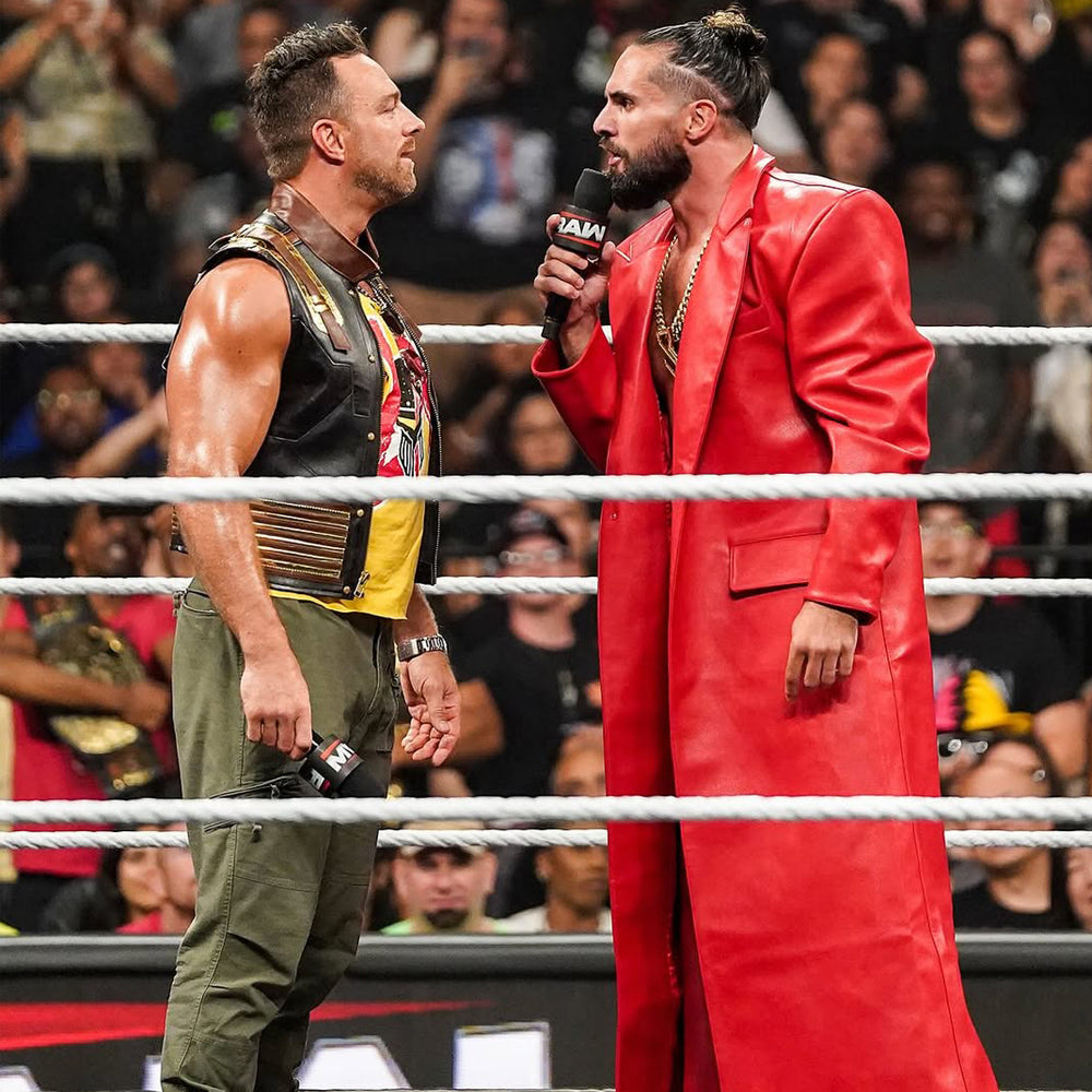 Seth Rollins Red Leather Suit