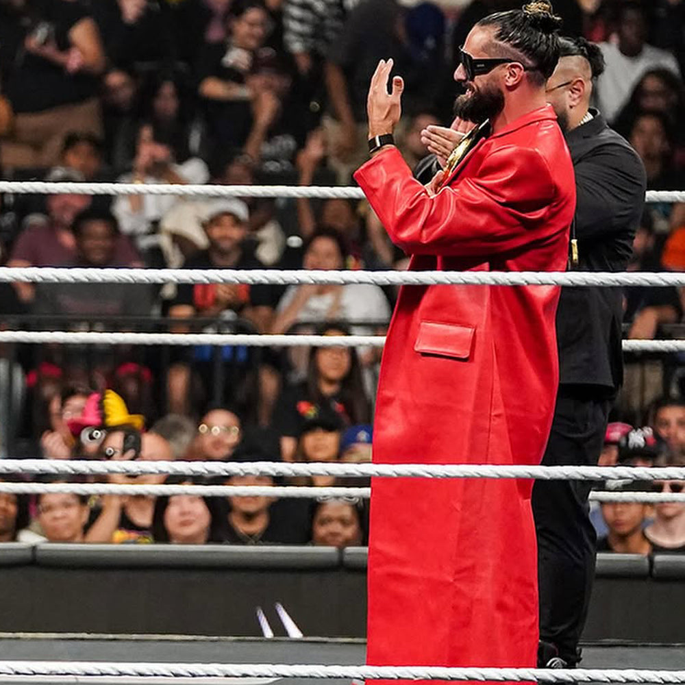 Seth Rollins Red Leather Suit