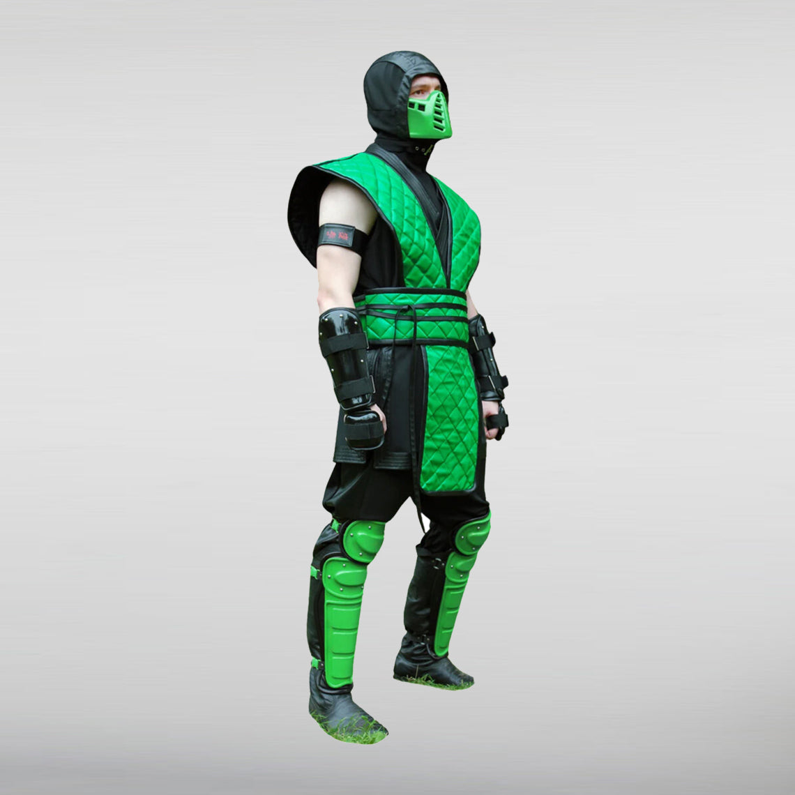 Mortal Kombat Sub Zero Green Leather Vest