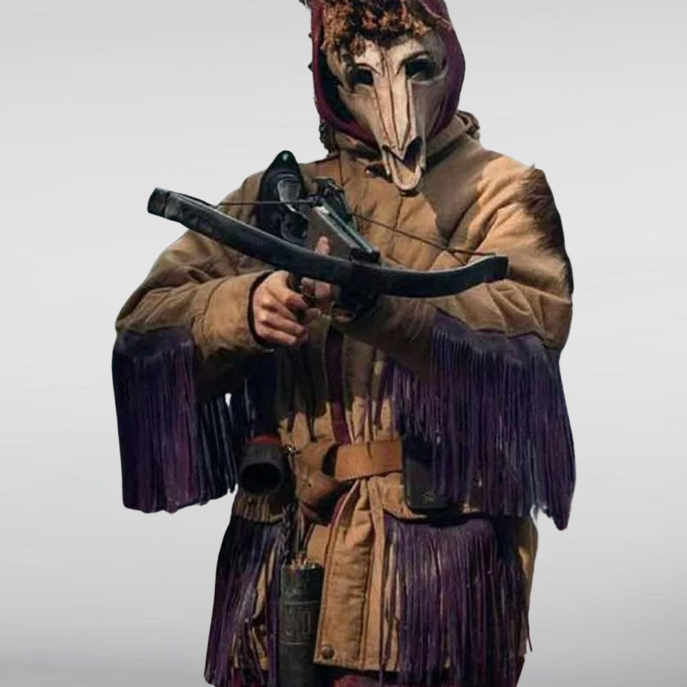 Sweet Tooth Conan Hayes Brown Fringe Jacket