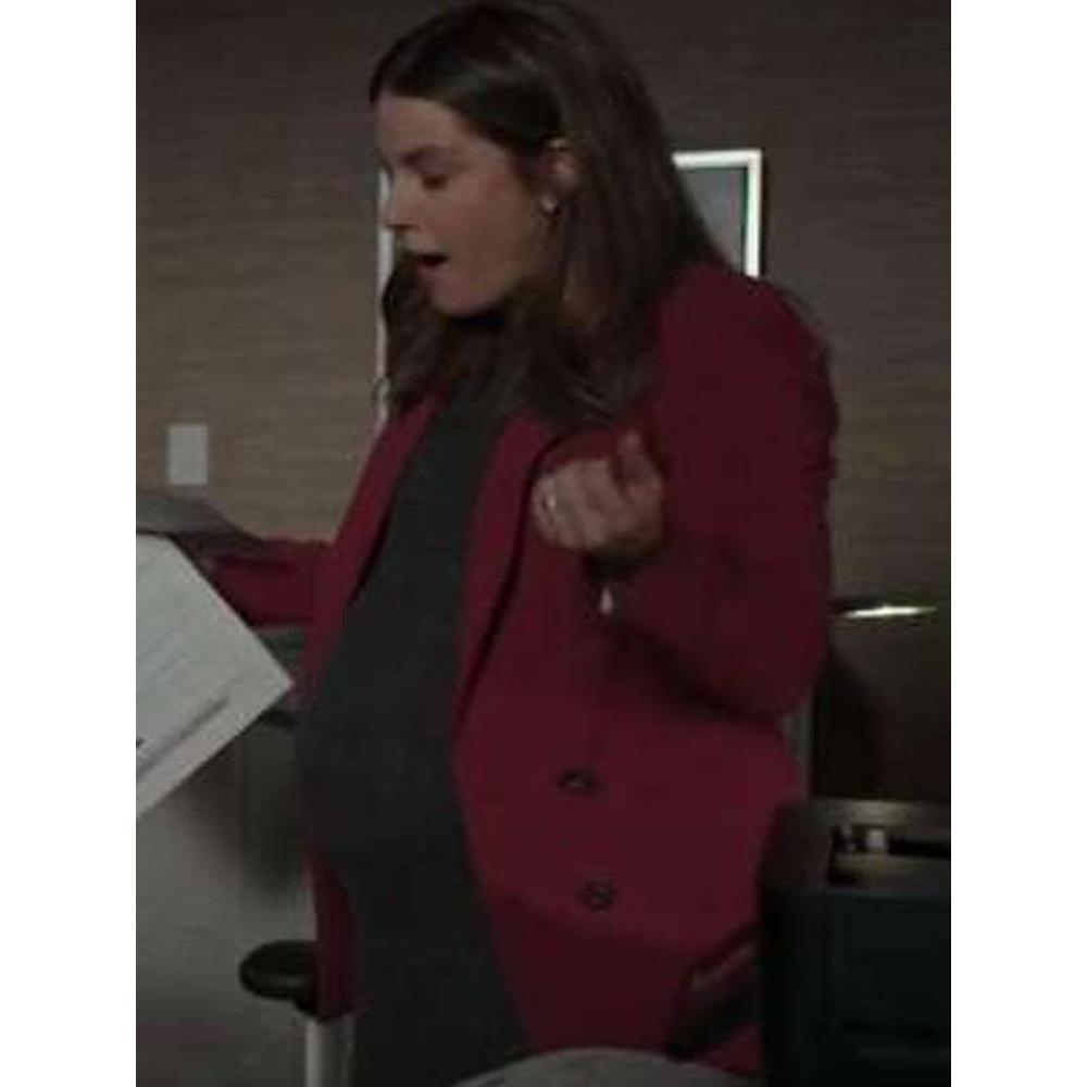 Paige Spara The Good Doctor Red Blazer